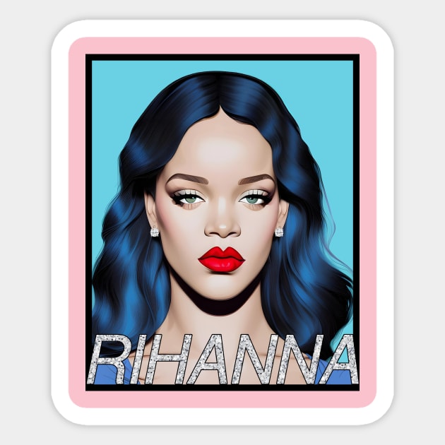 Rihanna, shine bright like a diamond! Sticker by Dream Station